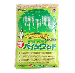 天然木100%の猫のトイレ用ペレット パインウッド